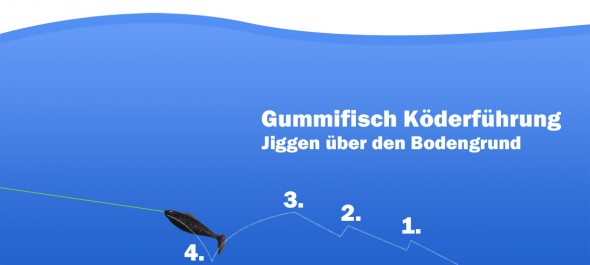 Gummifisch Köderführung Gummifisch Köderführung